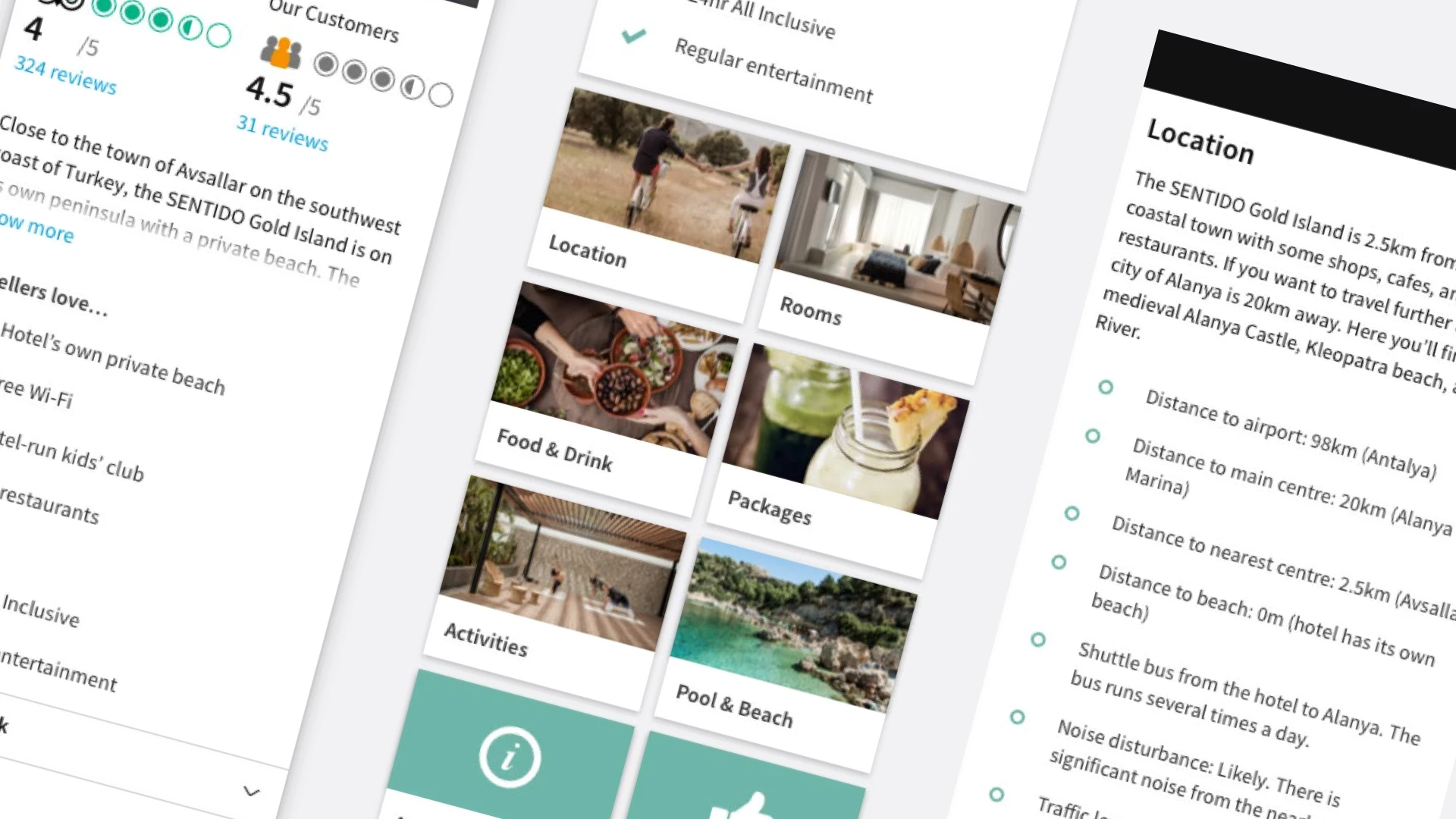 Designs for the new hotel content